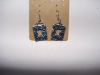 new arrival 50dozens ancients silver oil drip dangle earrings wholesale