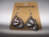 new arrival 50dozens ancients silver oil drip dangle earrings wholesale
