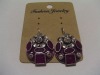 new arrival 50dozens ancients silver oil drip dangle earrings wholesale