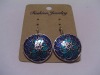 new arrival 50dozens ancients silver oil drip dangle earrings wholesale