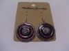 new arrival 50dozens ancients silver oil drip dangle earrings wholesale