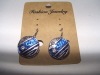 new arrival 50dozens ancients silver oil drip dangle earrings wholesale