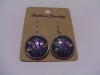 new arrival 50dozens ancients silver oil drip dangle earrings wholesale