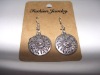 new arrival 50dozens ancients silver oil drip dangle earrings wholesale