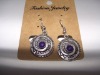 new arrival 50dozens ancients silver oil drip dangle earrings wholesale