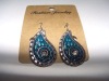new arrival 50dozens ancients silver oil drip dangle earrings wholesale