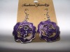 new arrival 50dozens ancients silver oil drip dangle earrings wholesale