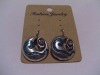 new arrival 50dozens ancients silver oil drip dangle earrings wholesale