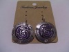 new arrival 50dozens ancients silver oil drip dangle earrings wholesale