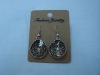 new arrival 50dozens ancients silver oil drip dangle earrings wholesale