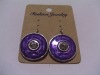 new arrival 50dozens ancients silver oil drip dangle earrings wholesale