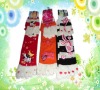 Knitting Cartoon five-toe socks and glove