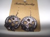 new arrival 50dozens ancients silver oil drip dangle earrings wholesale