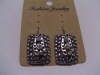 new arrival 50dozens ancients silver oil drip dangle earrings wholesale