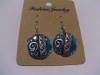 new arrival 50dozens ancients silver oil drip dangle earrings wholesale