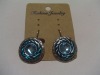 new arrival 50dozens ancients silver oil drip dangle earrings wholesale