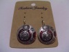 new arrival 50dozens ancients silver oil drip dangle earrings wholesale
