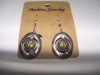 new arrival 50dozens ancients silver oil drip dangle earrings wholesale