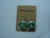 new arrival 50dozens ancients silver oil drip dangle earrings wholesale