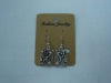 new arrival 50dozens ancients silver oil drip dangle earrings wholesale