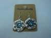 new arrival 50dozens ancients silver oil drip dangle earrings wholesale