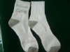 Wholesale fashion cotton socks with zipper