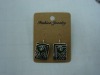 new arrival 50dozens ancients silver oil drip dangle earrings wholesale