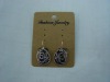 new arrival 50dozens ancients silver oil drip dangle earrings wholesale
