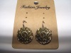 new arrival 50dozens ancients silver oil drip dangle earrings wholesale