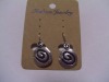 new arrival 50dozens ancients silver oil drip dangle earrings wholesale