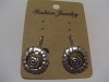 new arrival 50dozens ancients silver oil drip dangle earrings wholesale