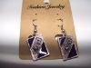 new arrival 50dozens ancients silver oil drip dangle earrings wholesale