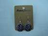 new arrival 50dozens ancients silver oil drip dangle earrings wholesale