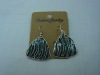 new arrival 50dozens ancients silver oil drip dangle earrings wholesale