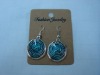 new arrival 50dozens ancients silver oil drip dangle earrings wholesale