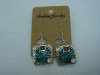 new arrival 50dozens ancients silver oil drip dangle earrings wholesale
