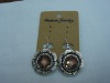 new arrival 50dozens ancients silver oil drip dangle earrings wholesale