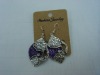 new arrival 50dozens ancients silver oil drip dangle earrings wholesale