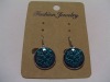 new arrival 50dozens ancients silver oil drip dangle earrings wholesale