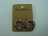 new arrival 50dozens ancients silver oil drip dangle earrings wholesale