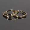 2011 most fashion gold plating hoop earring