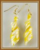 Wholesale swirl glass earring