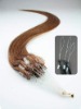 Wholesale silky straight loop ring keratin hair extension