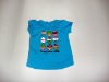 Wholesale girl's delicious cake printing blouses