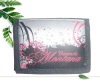 Cute wallet with fashion pattern in pu leather