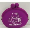 Wholesale 2011 fashion design silicon coin wallet key pouch
