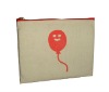 Recycled cotton pouch