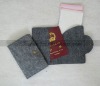 Wholesale Felt Passport holder passport case sleeve