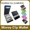 Wholesale money Clip wallet/billfold/PU wallet/pouch