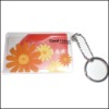 Wholesale PVC Card Holder with Key Chain For Name Card,Membership Card
